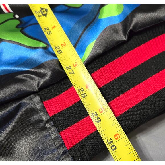 HeadGear Classics Nostalgia Co. Sz 2XL Juice World Black Red Satin Jacket - Picture 9 of 9